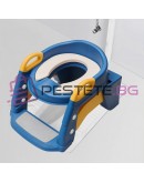 Детска седалка гърне адаптер за тоалетна чиния със стълбичка